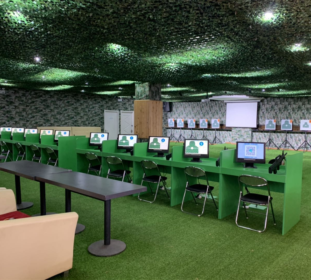 激光模拟打靶射击系统在大学军训或教育基地的
